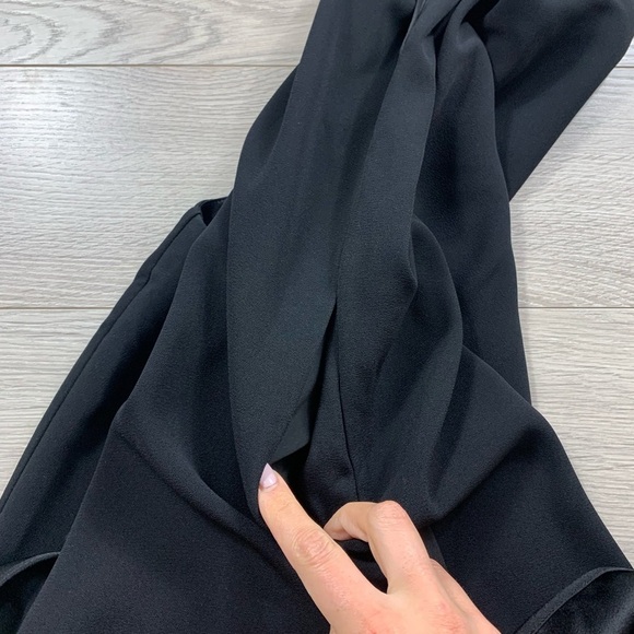 Diane Von Furstenberg Black Cap Sleeve Mini Dress - Picture 9 of 15